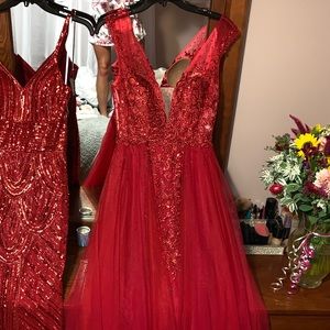 Jovani Dresses - Red Prom or Pageant Gown Jovani Dresses - Red Prom or Pageant Gown